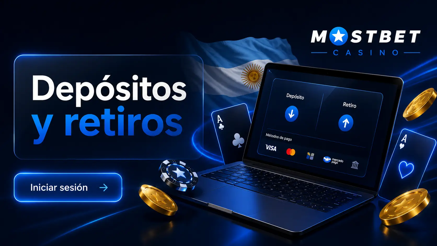 Depósitos y retiros en Argentina