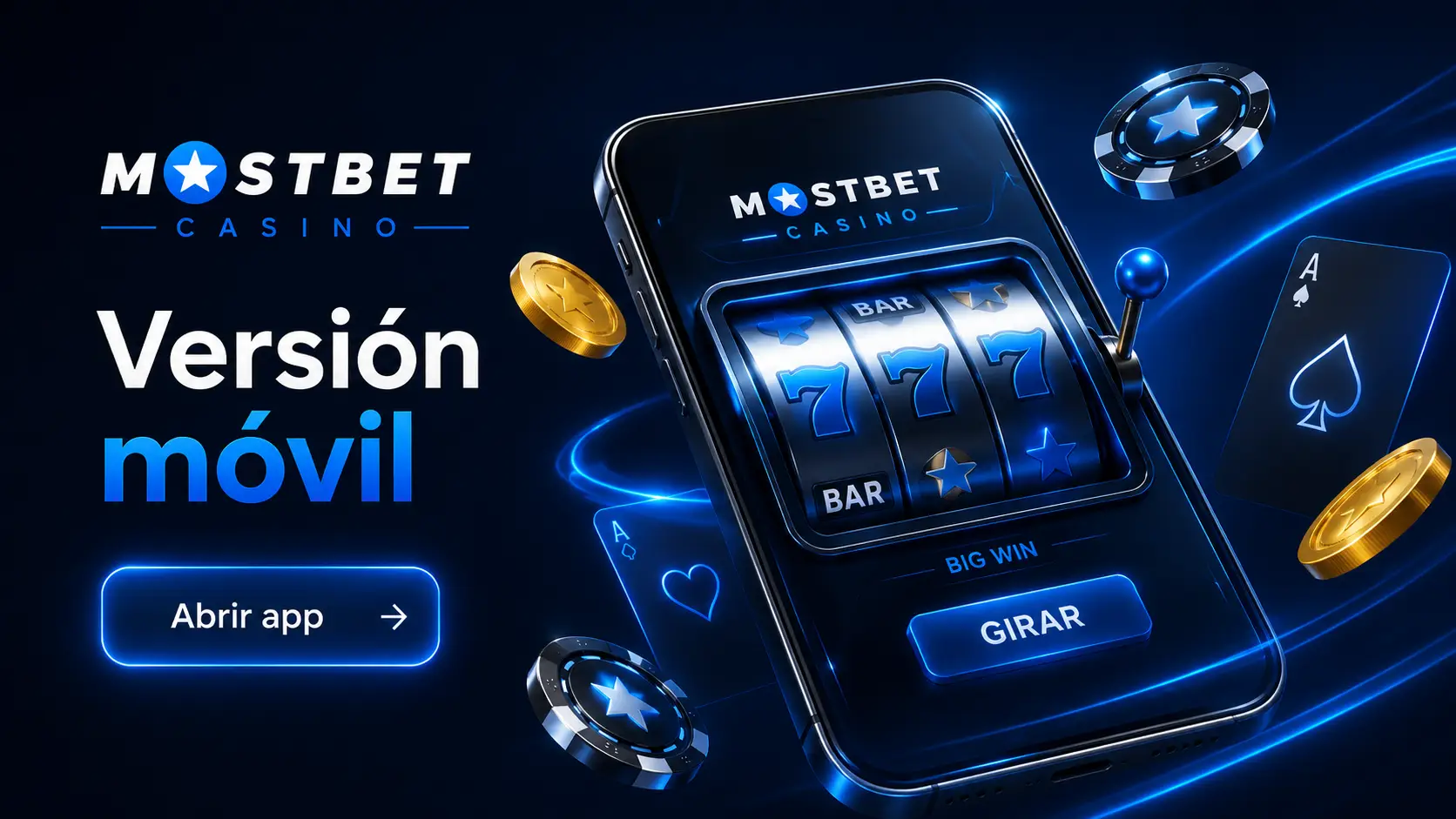 Versión móvil y aplicación Mostbet